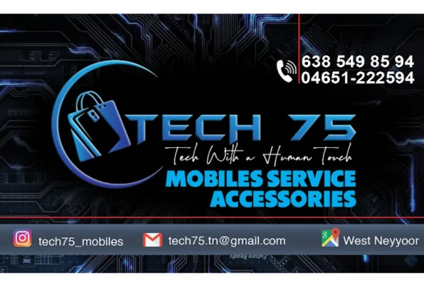 Image of: TECH 75 Mobiles and Accessories in Neyyoor