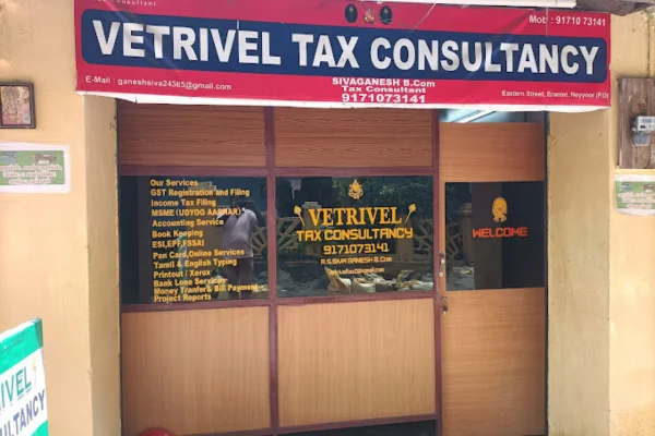 Image of: Vetrivel Tax Consultancy in Eraniel Tamil Nadu
