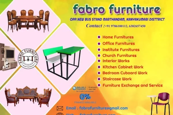 Image of: Fabro Furniture Marthandam Home and Office Furnishings