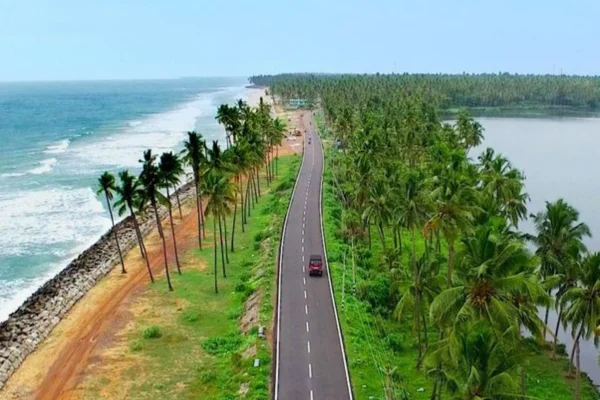 Image of: Towards Kanyakumari Shortest Path from Kovalam in Tamil Nadu