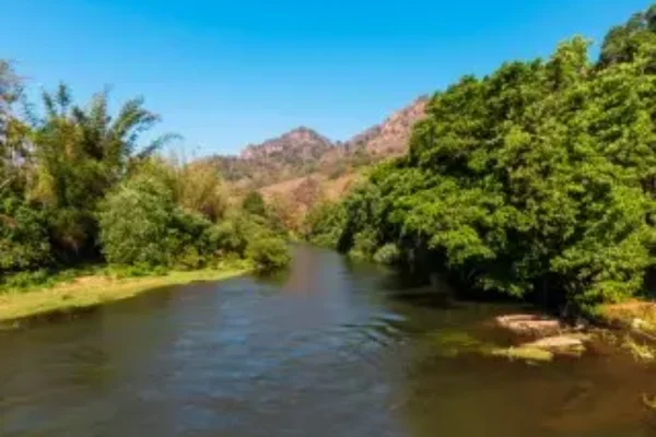 Image of: River Valli End Point in Kadiapattinam
