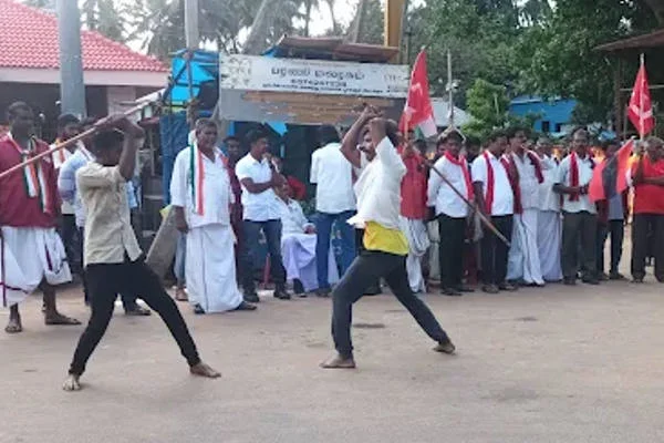 Image of: Adimurai Silambam Training in Nagercoil