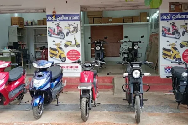 Image of: AKI Electric Scooter Showroom in Kadayam Tamil Nadu