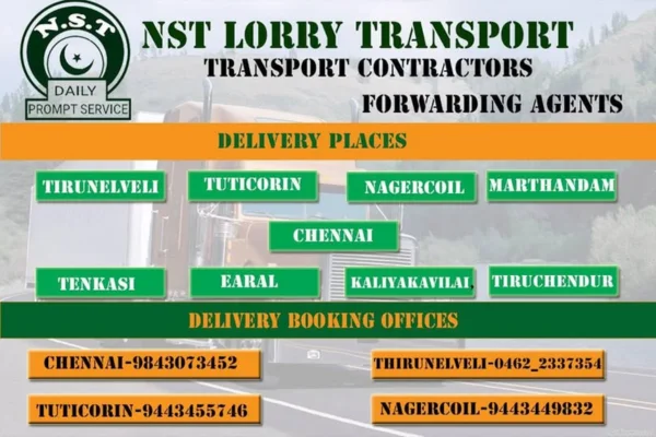 Image of: NST Lorry Service Tirunelveli Tamil Nadu