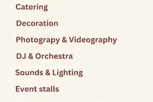 Image of: TCS EVENTS Wedding Planners in Sankarankoil Tamil Nadu