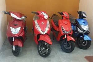 Image of: Malarvizhi Distributors Ampere Electric Bike Valliyur