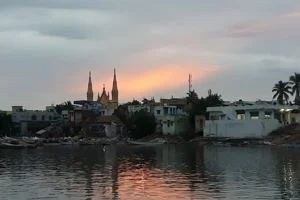 Image of: Sea View Point Uvari Tamil Nadu Scenic Tourist Attraction