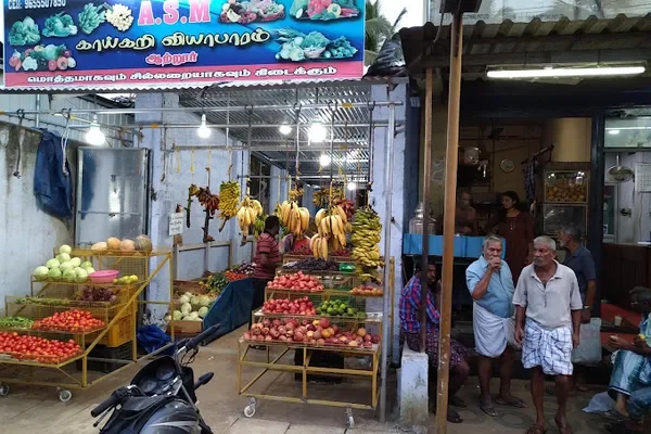 Image of: ASM Vegetable Market - Fresh Vegetables in Pechiparai