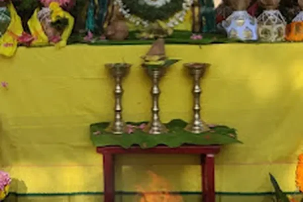 Image of: Arulmigu Harihara Vinayagar Temple Azhagiapandipuram - Worship of Lord Vinayagar