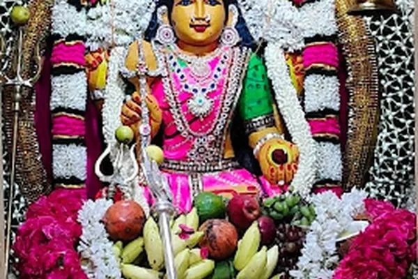 Image of: Arulmigu Santhanamari Amman Thirukovil Mylaudy - Worship of Goddess Santhanamari