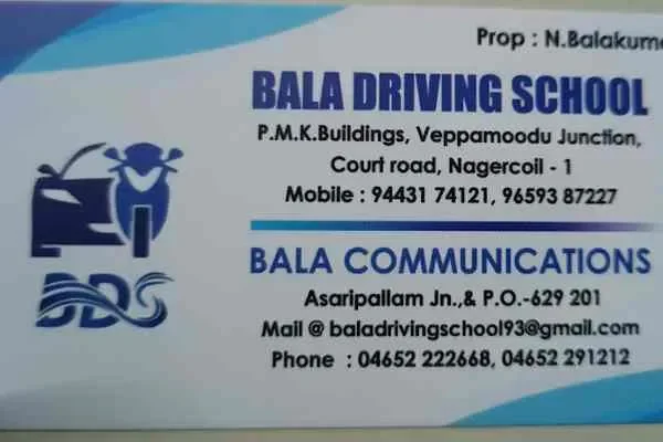 Image of: Bala Driving School - Professional Driving Lessons & License Assistance