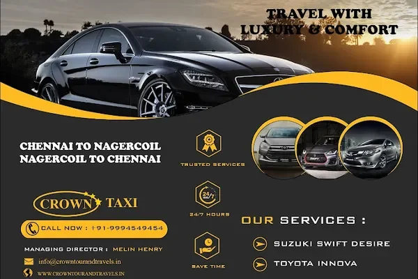 Image of: CROWN TOUR AND TRAVELS Colachel - Quality Taxi & Tour Services