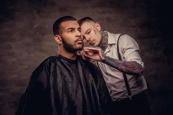 Image of: Dark Show Mens Beauty Barbershop Services