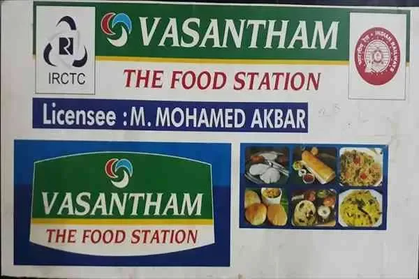 Image of: IRCTC Restaurant - Vasantham Catering for Quality Meals