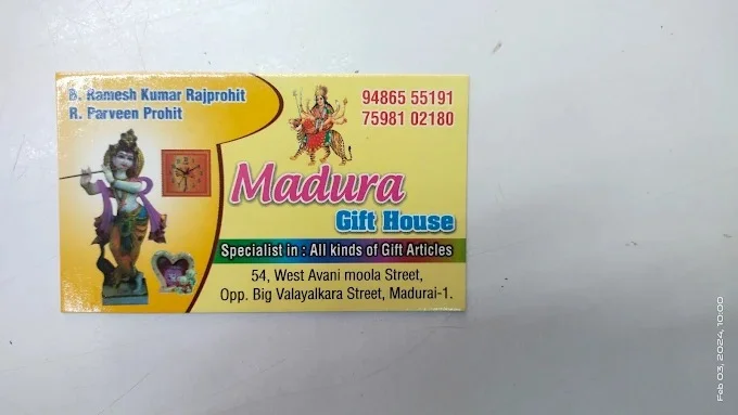 Image of: Madura Gift House in Madurai