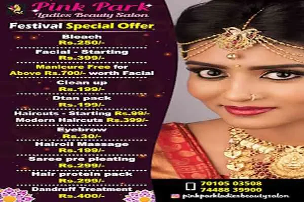 Image of: Pink Park Ladies Beauty Salon: Feminine Beauty Treatments for All Occasions