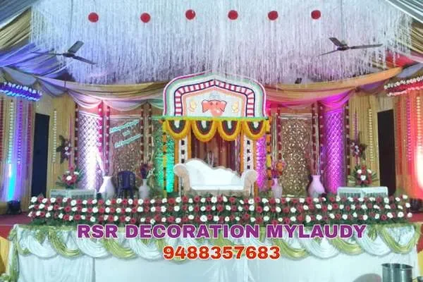 Image of: RSR Stage Decoration Services for Memorable Events