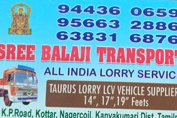Image of: Sree Balaji Lorry Booking Nagercoil - Reliable Transport Solutions