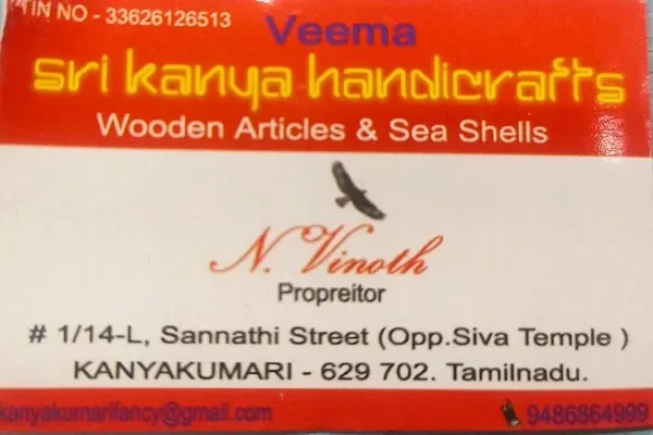 Image of: SRI KANYA HANDICRAFTS - Unique Handmade Gifts