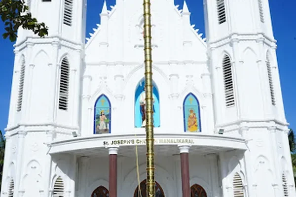 Image of: St. Josephs Catholic Church.-Manalikarai