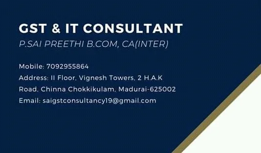 Image of: Gst Suvidha Kendra in Madurai