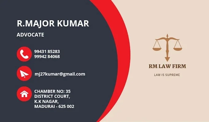 Image of: RMajorkumar Law Association in Reserve Line