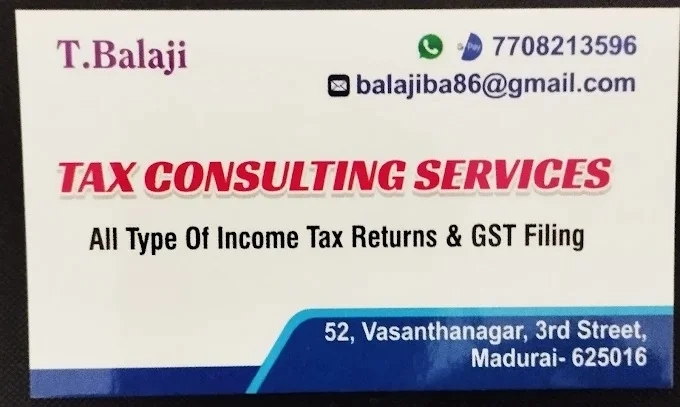 Image of: Tax Consulting Services in Madurai