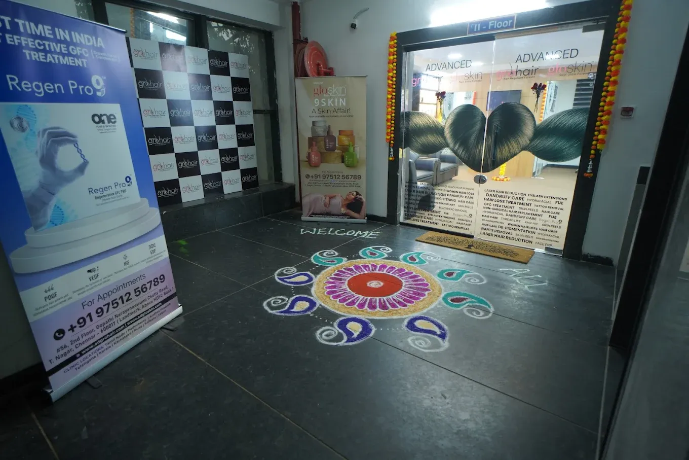 Image of: Advanced Grohair And Gloskin Clinic In T Nagar 3