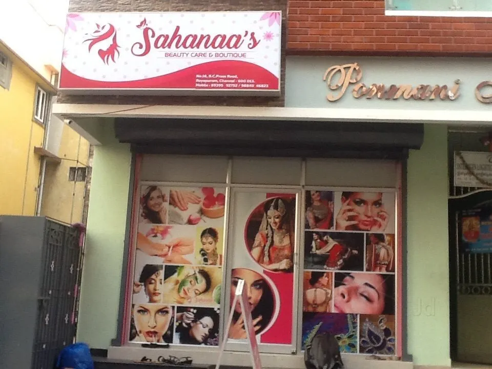 Image of: Sahaanas Beauty Care And Cosmetics In Royapuram