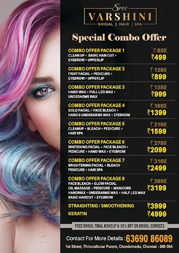 Image of: Sree Varshini Beauty Salon In Choolai