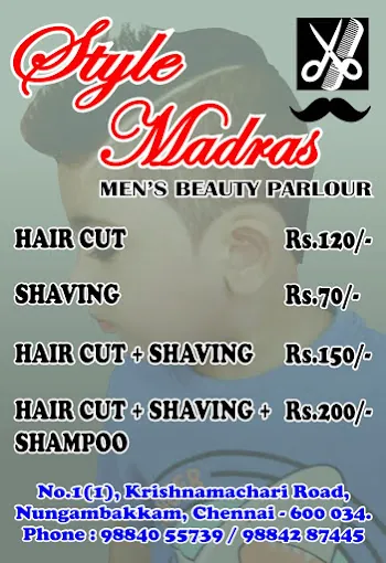 Image of: Style Madras Beauty Parlour In Nungambakkam