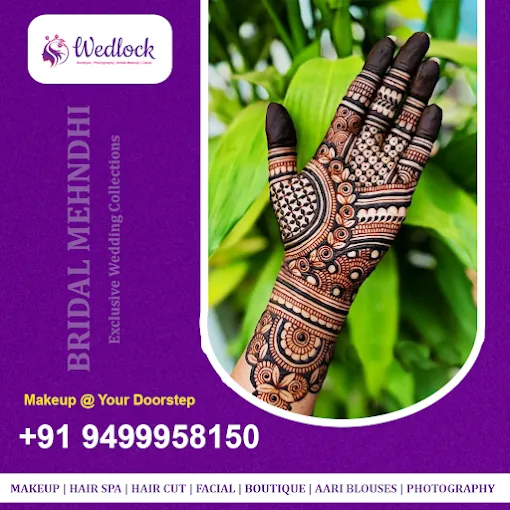 Image of: Wedlock Boutique And Bridal Makeover In Mgr Nagar 3