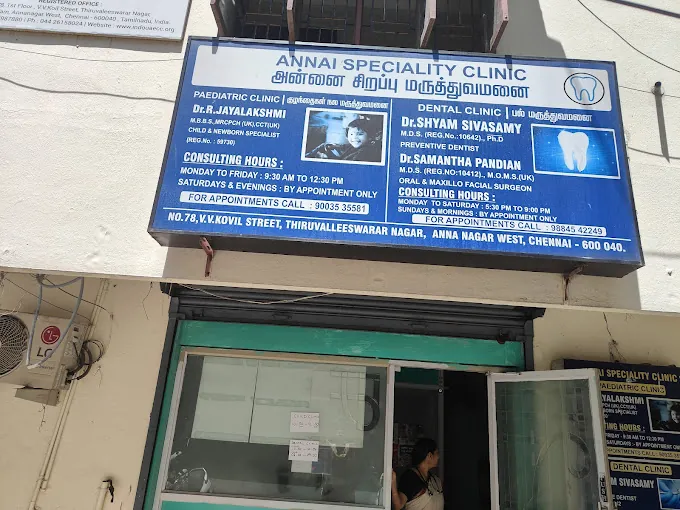 Image of: Annai Specialty Clinic In Anna Nagar