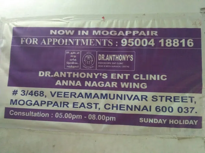 Image of: Dr Anthony Ent Centre In Chennai 2