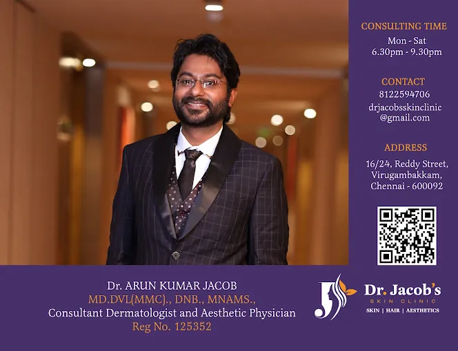 Image of: Dr Jacobs Skin Clinic In Virugambakkam 2