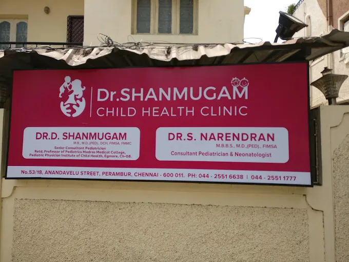 Image of: Dr Shanmugam Child Health Clinic In Perambur