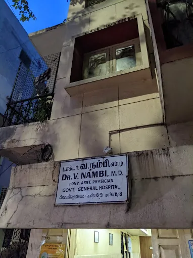 Image of: Dr V Nambi In Mylapore