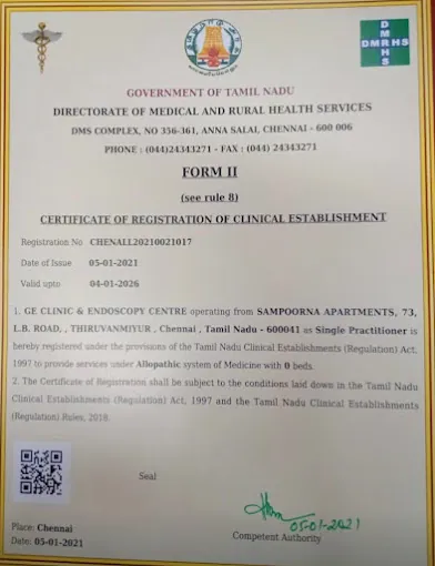 Image of: Ge Clinic And Endoscopy Centre In Thiruvanmiyur