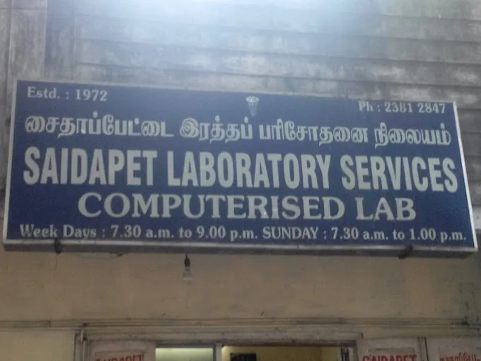 Image of: Laboratory Services In Saidapet 2