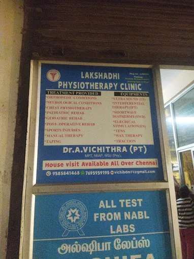 Image of: Lakshadhi Physiotherapy Clinic In Virugambakkam