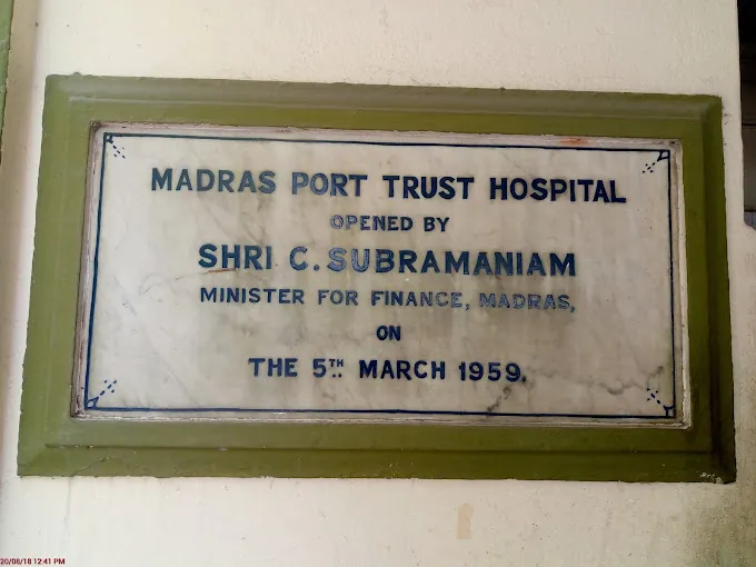 Image of: Port Authority Hospital In Chennai