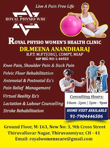 Image of: Royal Physiotherapy Womens Health Clinic In Thiruvanmiyur 2