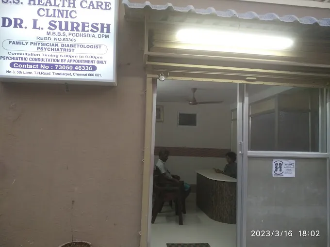 Image of: Sspsychiatry Health Care Clinic In Tondiarpet