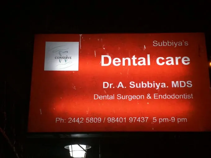 Image of: Subbiyas Dental Clinic In Adyar 7