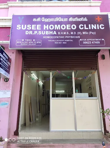 Image of: Susee Homoeopathy Clinic In Arumbakkam
