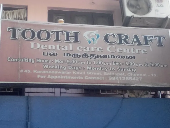 Image of: Tooth Craft In Saidapet 2