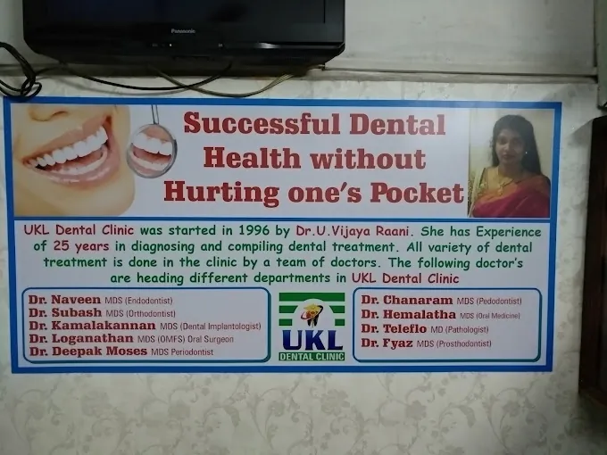 Image of: Ukl Dental Clinic In Ayanavaram 3