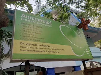 Image of: Annamalai Ortho And Spine Center In Thiruvanmiyur