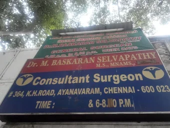 Image of: Dr M Baskaran Selvapathy In Ayanavaram