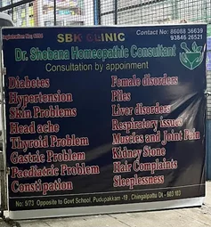 Image of: Dr Shobana Homeopathy Consultant In Chennai